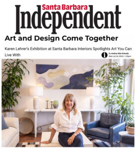 Karen Lehrer Painter featured in the Santa Barbara Independent