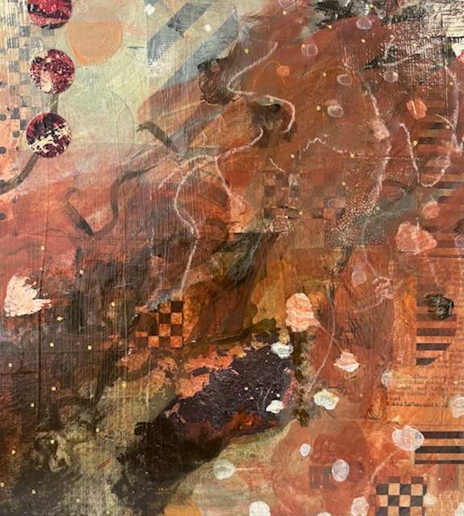 Desert Wave Painting by Karen Lehrer