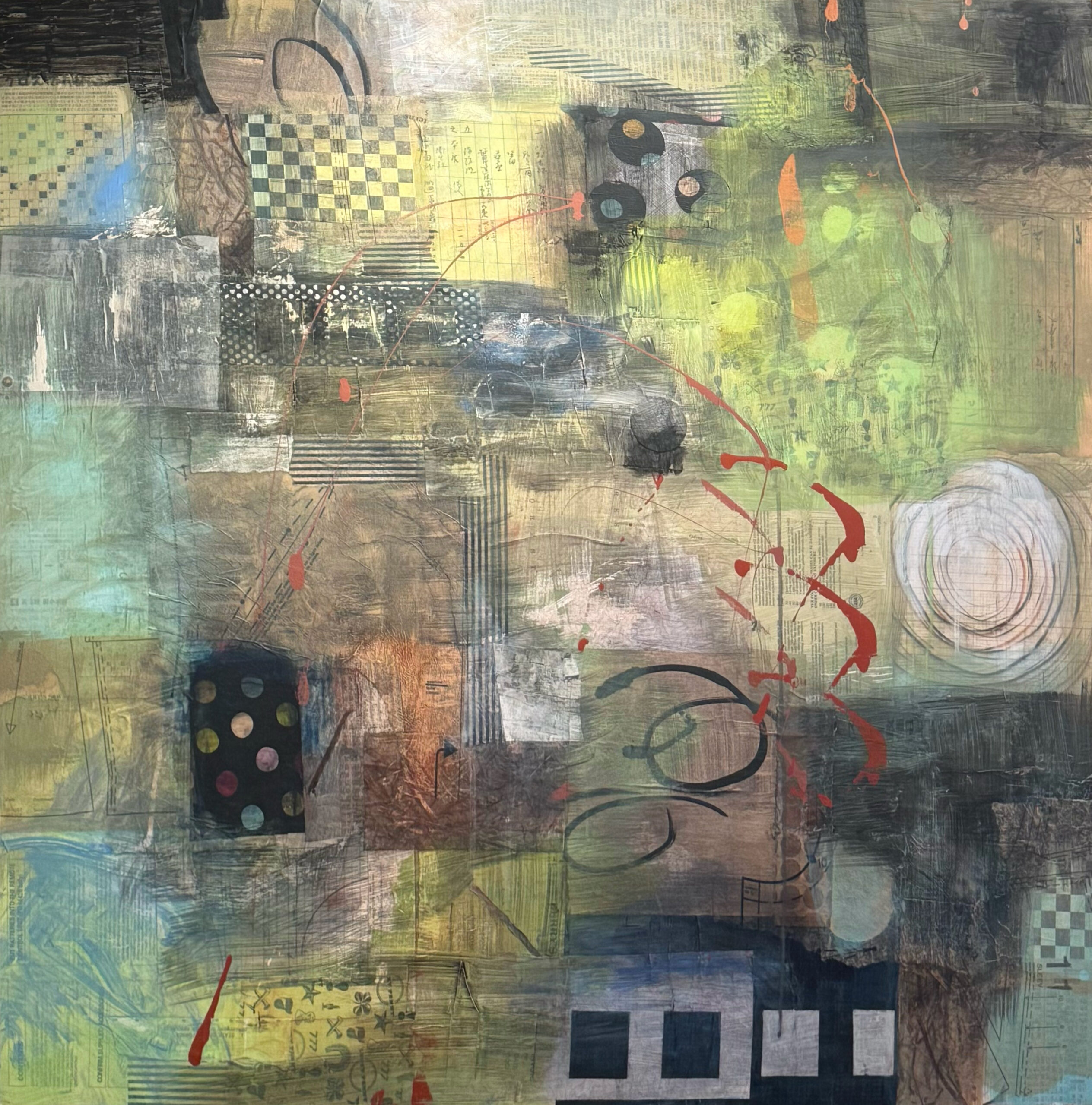 Under Pressure, A Painting by Karen Lehrer